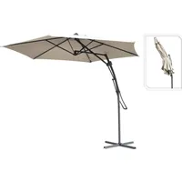 Progarden Wiszący parasol ,  taupe, 300 cm 436112 8718158353436