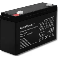 Qoltec Agm Battery 53048 Ir Uz Vietas 6V 12Ah Ups akumulators  Azqoluay0053048 5901878530482