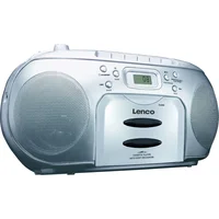 Portable stereo Fm radio with Cd and cassette player Lenco Scd420Si  8711902035077 85272120