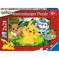 Ravensburger Childrens puzzle Pikachu and his friends 2X 24 pieces  05668 4005556056682