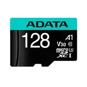 Karta Adata Premier Pro Microsdxc 128 Gb Class 10 Uhs-I/U3 A2 V30 Ausdx128Gui3V30Sa2-Ra1  4710273771335
