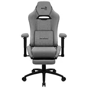 Aerocool Royalashgr Premium Ergonomic Gaming Chair Legrest Aeroweave Technology Grey  Aeroroyal-Ash-Grey 4711099472772 Gamaerfot0055