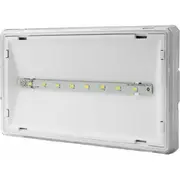 Awex O awaryjna Exit S Ip65 Eco Led 3W 310Lm 1H jednozadaniowa  Ets/3W/E/1/Se/Pt/Wh 5902448959283