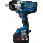 Bosch cordless impact wrench Biturbo Gds 18V-1600 Hc Professional, 18Volt Blue/Black, 2X battery Procore18V 8.0Ah, 3/4, in L-Boxx  06019M1002 4053423246377
