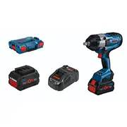 Bosch Gds 18V-1000 Professional - akumulatora triecienskrūvgriezis cordless impact wrench Biturbo Professional, 18V Blue/Black, 2X battery Procore18V 5.5Ah, 1/2, in L-Boxx  06019J8303 4059952564593 654796