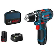 Bosch Gsr 12V-15 Promo Pack Cordless Drill Driver  060186810F 3165140895248 460126