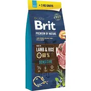 Brit Premium by Nature Sensitive Lamb and rice - dry dog food 15Kg  3Kg Dlpritkas0100 8595602575718