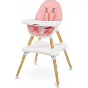 Caretero Krzesełko Do Karmienia Tuva Pink  Tero-7708 5908310395678
