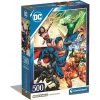 Clementoni Puzzle 500  Compact Dc Comics Liga Sprawiedliwych Justice League Gxp-910325 8005125355310