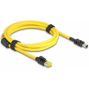 Delock Kabel Rj45 Stecker Cat.6 zu Mini I/O8 Pin D-Form Typ2  81251 4043619812516