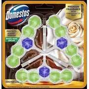 Domestosestos  toaletowa aroma lux white rose green tea tree oil 3 x 55 g 165G 8720182903884