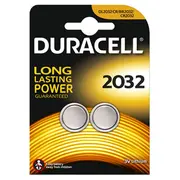 1X2 Duracell Cr 2032 Lithium Coin Battery  141762 5000394203921 865622