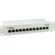 Equip Patchpanel 12X Rj45 Cat6  10 Ftp 1He Iso/Iec hellgrau 208014/14084650 4015867225950