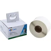 GG Etiketten 41Mm x 89Mm sw-ws Komp. m. Dymo 11356/ s0722560  Rl-D-11356Tr-Bk/Wt-41Mm89Mm 6941881284193