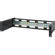 Intellinet 716345 O z szyną Din o regulowanej głębo, Rack 19, 2U  0766623716345