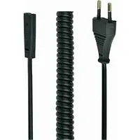 Kabel  Gembird Pc-C1-Vde-1.8M Power curled cord C1 2 x 0.75 sq.mm Vde approved 1.8 m 8716309105170