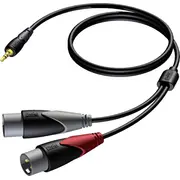 Kabel Procab Jack 3.5Mm - Xlr x2 3M  Cla712/3 5414795018495