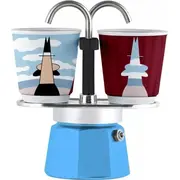 Kawiarka Bialetti Espressokande  Mini Express Magritte 2 Espressokopper 1406/14471000 8006363030458