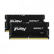 Kingston Memory Ddr5 Sodimm Fury Impact 16Gb2 8Gb/4800 Cl38  Kf548S38Ibk2-16 740617326161 Sbkin501648Bi20