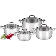 Lamart Shape Lt 1111 pot set, stainless steel  Lt1111 8590669219346 Hnlamgaklt1111S