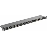 Lanberg Patch panel 0.5U 19 24X Rj-45 Kat.6  Pps6-0024-B 5901969404180