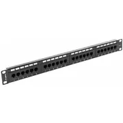 Lanberg Patch panel 1U 19 24X Rj-45 Kat.6  Ppu6-1024-B 5901969404067