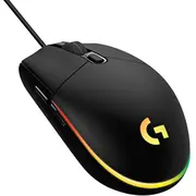 Logitech  G203 Lightsync Corded Gaming Mouse - Black Usb 910-005796 5099206089167