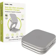 Mobile Origin 3In1 Qi2 25W Ultraslim Foldable Charger Pw36 Magsafe Compatible Silver  Mo-Usf-Pw36-Slv 8594215997818