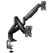 Onkron  Dual Monitor Desk Mount Stand for 13 to 32-Inch Lcd Led Monitors up 9 kg, Black G200-B 4603728440613
