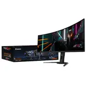 Gigabyte Co49Dq Oled Curved Gaming Monitor - 5120X1440Dqhd, 1800R, 144Hz, 0.03Ms, Kvm, Freesync Premium Pro, Hdmi 2.1  4719331855680 Mongiggam0061
