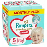 Pampers Premium Care pants autiņbiksītes, 5. izmērs, 102 gab. 80825839  8700216829380