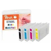 Peach Patrone Epson No.755Xl Multipack bk,c,m,y remanufactured  Pi200-724 7640182387372