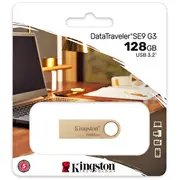 Kingston Technology Datatraveler 128Gb 220Mb/S Metal Usb 3.2 Gen 1 Se9 G3  Dtse9G3/128Gb 740617341225 Pamkinfld0426
