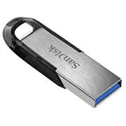 Sandisk Ultra Flair Usb flash drive 128 Gb Type-A 3.2 Gen 1 3.1 Black, Silver  Sdcz73-128G-G46 619659136710 Pamsadfld0137