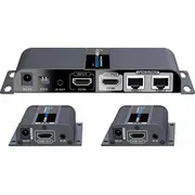 Premiumcord Hdmi 1-2 splitterextender po Cat6/6A/7, Full Hd, 3D  khsplit2g 8592220017101