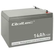 Qoltec 53045 Agm battery  12V 14Ah 5901878530451 Zsiqocaku0013
