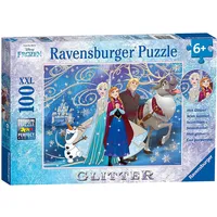Ravensburger Puzzle Disney Frozen Glittery Snow 100  13610 4005556136100