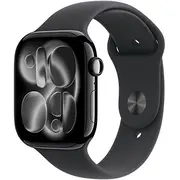 Smartwatch Apple Watch 11 Gps 46Mm Jet Black Alu Sport Band S/M  Meuw4Wf/A 195950631777