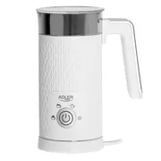 Adler Ad 4494 milk frother/warmer Automatic Metallic, White  5903887809726 Agdadlsdm0006