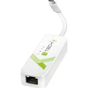Techly Usb 3.1 C Rj45 10/100/1000 , weiß  Iadap-Usb31-Etgiga3 8051128109757