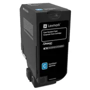 Toner Lexmark 74C2Sce Cyan Oryginał  0734646614207