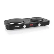 Tristar Table Hob  Kp-6152 Number of burners/cooking zones 2 Black Electric 8712836996755