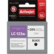 Tusz Activejet tusz Ab-123Bn / Lc123Bk Lc125Bk Black  5901443020547