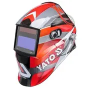 Yato Yt-73921 welding mask/helmet Welding helmet with auto-darkening filter Black, Red, Silver  5906083739217 Nelyatspa0003