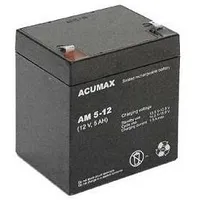 Battery 12V 5Ah Vrla/Am5-12T2 Acumax Emu  Am5-12T2