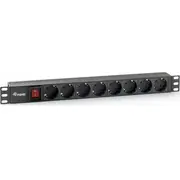zasilająca Equip Steckdosenleiste 191He8Fach Schukon. 1,8M  333283 4015867224342