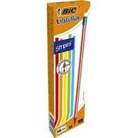 Bic Ołówek Evolution z gumką Stripes 646 Hb  391847 3086123278189