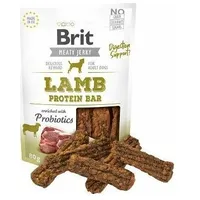 Brit Meaty Jerky Suszone Mięso Lamb Protein Bar Jagnięcina 80G  Brit-Jerky-08-80 8595602543700