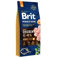 Brit Premium by Nature Adult M - dry dog food Chicken 8 kg  Dlzritksp0073 8595602526369