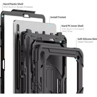 Etuitablet Tech-Protect Solid360 Galaxy Tab S7 Plus / S8 Fe 12.4 Black  9490713929032